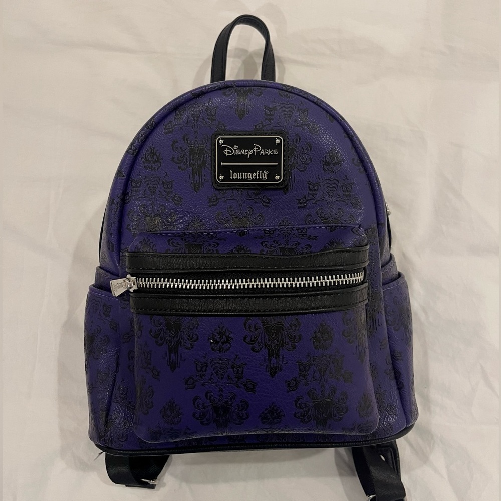 RARE! Disney Parks exclusive Loungefly Haunted Mansion mini backpack